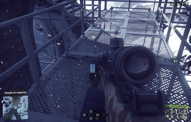 Podczas końcowego etapu misji, zaraz przed tramwajem, znajduje się most - 5 - Góry Kunlun (Nieśmiertelniki, Bronie) | Ukryte nieśmiertelniki i bronie - Battlefield 4 - poradnik do gry