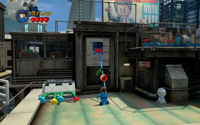 Będąc na dachu wieżowca idź w prawo - Times Square Off | Opis przejścia LEGO Marvel Super Heroes - LEGO Marvel Super Heroes - poradnik do gry