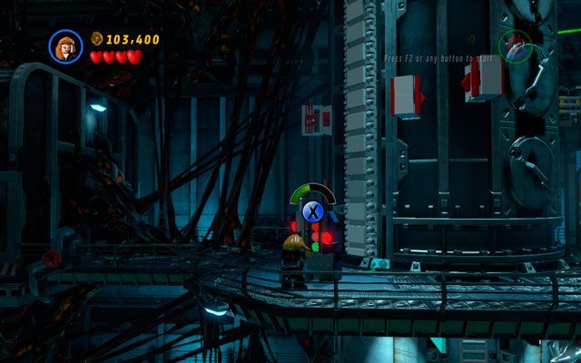 Wespnij się po drabinie, wchodząc na wyższą kondygnację - Exploratory Laboratory | Opis przejścia LEGO Marvel Super Heroes - LEGO Marvel Super Heroes - poradnik do gry