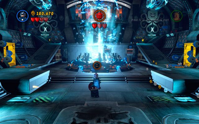 Trzeci etap starcia wygląda podobnie jak poprzedni - jedyna różnica polega na tym, że strony pomieszczenia zostały odwrócone - Red Head Detention | Opis przejścia LEGO Marvel Super Heroes - LEGO Marvel Super Heroes - poradnik do gry