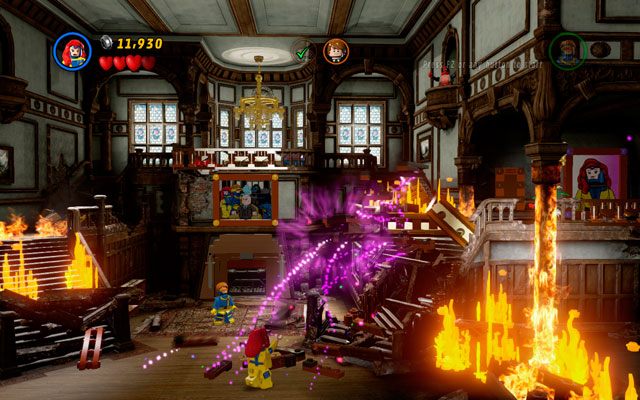 Podejdź do środka sali i zniszcz wszystko, co tam znajdziesz - Juggernauts and Crosses | Opis przejścia LEGO Marvel Super Heroes - LEGO Marvel Super Heroes - poradnik do gry