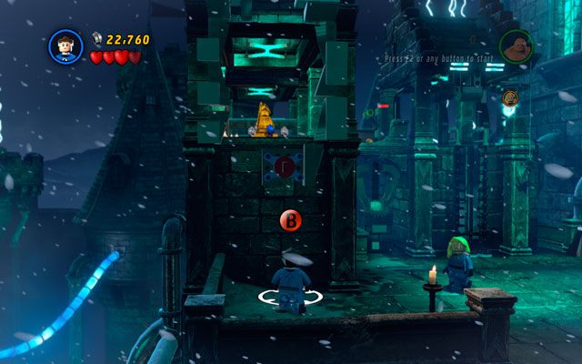 Wespnij się na wyższą kondygnację i skręć w lewo jako Pan Fantastyczny - Doctor in the House | Opis przejścia LEGO Marvel Super Heroes - LEGO Marvel Super Heroes - poradnik do gry