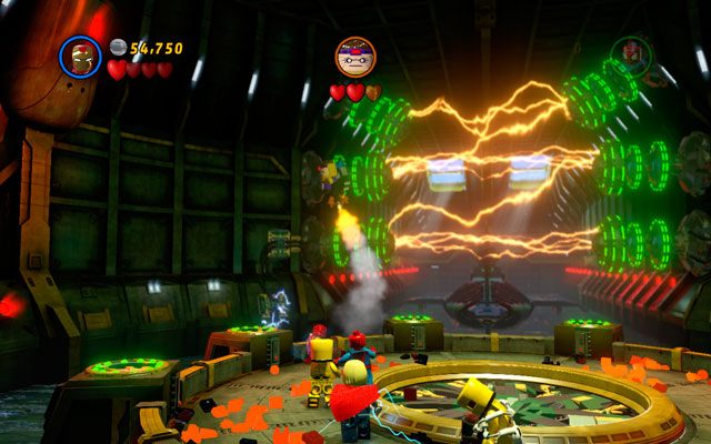 W nowym pomieszczeniu czeka Cię walka z bossem, którym jest M - That Sinking Feeling | Opis przejścia LEGO Marvel Super Heroes - LEGO Marvel Super Heroes - poradnik do gry