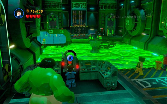 Przechodząc dalej trafisz do wielkiego zbiornika z trucizną - Taking Liberties | Opis przejścia LEGO Marvel Super Heroes - LEGO Marvel Super Heroes - poradnik do gry