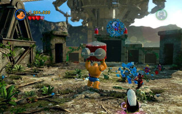 Za drugim razem postępuj dokładnie tak samo - jedyną różnicą jest to, że zamiast kowadła pojawi się budzik - Rapturous Rise | Opis przejścia LEGO Marvel Super Heroes - LEGO Marvel Super Heroes - poradnik do gry