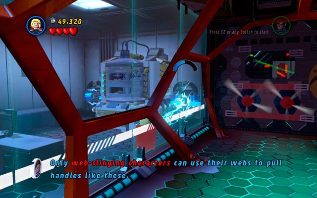 Kiedy pojawi się studzienka kanalizacyjna, użyj mocy Pana Fantastycznego, aby przecisnąć się na drugą stronę - Exploratory Laboratory | Zestawy MiniKit w LEGO Marvel Super Heroes - LEGO Marvel Super Heroes - poradnik do gry