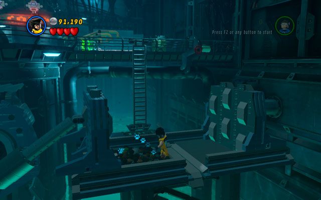 W podziemiach budynku Oscorp wybierz Wolverina, idąc cały czas w prawo - Exploratory Laboratory | Zestawy MiniKit w LEGO Marvel Super Heroes - LEGO Marvel Super Heroes - poradnik do gry