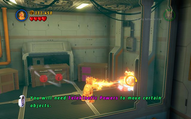 Drugi umieszczono po drugiej stronie przepaści, za dwiema biało-niebieskimi ścianami - Rebooted, Resuited | Zestawy MiniKit w LEGO Marvel Super Heroes - LEGO Marvel Super Heroes - poradnik do gry