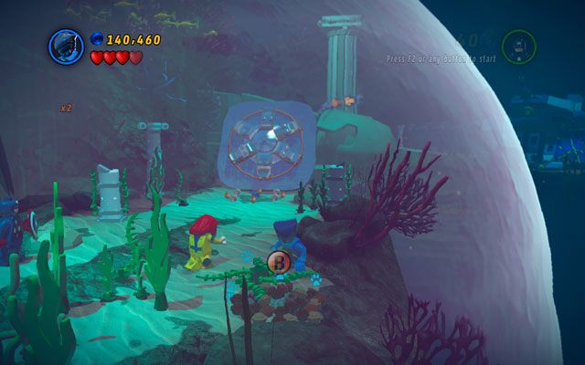 Drugi kopiec znajduje się niedaleko wyjścia z lokacji, przed srebrnymi wrotami - That Sinking Feeling | Zestawy MiniKit w LEGO Marvel Super Heroes - LEGO Marvel Super Heroes - poradnik do gry