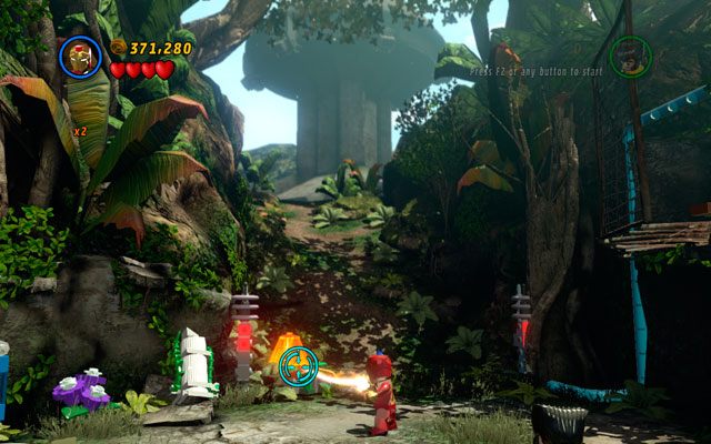 Piąte jajo znajduje się tuż przed wejściem do kolejnej lokacji, na lewo od bunkra - Rapturous Rise | Zestawy MiniKit w LEGO Marvel Super Heroes - LEGO Marvel Super Heroes - poradnik do gry