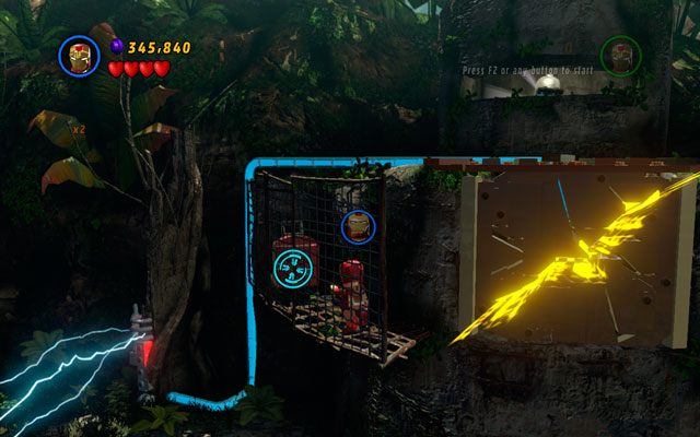 Ostatni kufer umieszczono w bunkrze wzniesionym na samym końcu tej lokacji, z lewej strony - Rapturous Rise | Zestawy MiniKit w LEGO Marvel Super Heroes - LEGO Marvel Super Heroes - poradnik do gry