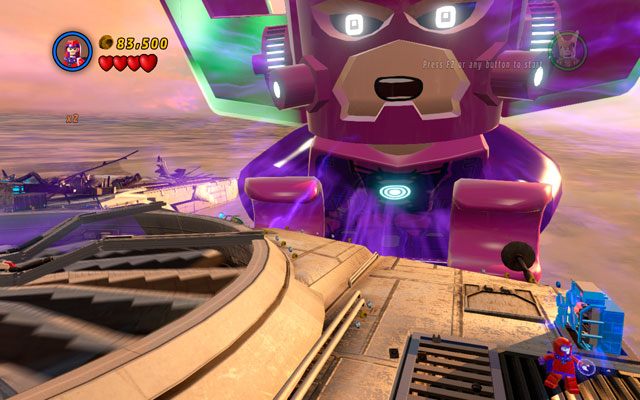 Trzeci pojemnik znajduje się z prawej strony tego samego skrzydła - The Good, the Bad and the Hungry | Zestawy MiniKit w LEGO Marvel Super Heroes - LEGO Marvel Super Heroes - poradnik do gry