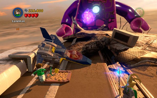 Stana Lee możesz uratować w ostatniej sekwencji walki z Galactusem - Kampania | Stan Lee w opałach | LEGO Marvel Super Heroes - LEGO Marvel Super Heroes - poradnik do gry