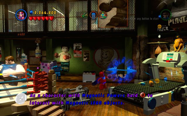 Skręć w prawo, wchodząc w głąb planszy - Bonusowe poziomy Deadpoola | Stan Lee w opałach | LEGO Marvel Super Heroes - LEGO Marvel Super Heroes - poradnik do gry