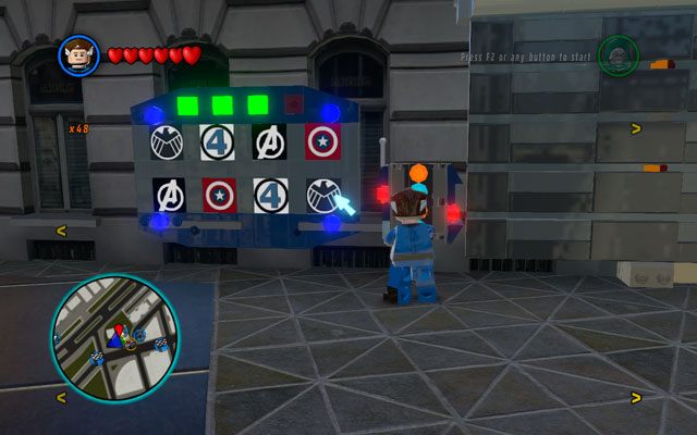 Aby odblokować tę misję, udaj się pod budynek banku w dzielnicy finansowej i wybierz jakąś inteligentną postać (np - A Shock Withdrawal | Bonusowe misje Deadpoola | LEGO Marvel Super Heroes - LEGO Marvel Super Heroes - poradnik do gry
