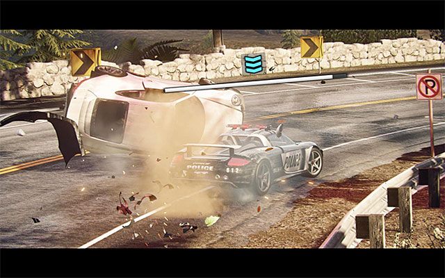 Wypadnięcie z trasy czy czołowa kolizja niekoniecznie są równoznaczne z końcem zabawy - Uszkodzenia samochodu i jego naprawa | Podstawowe informacje - Need for Speed Rivals - poradnik do gry