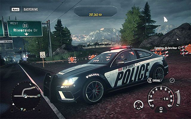 Przykładowa wersja Mercedesa C63 Black Series - Lista radiowozów | Kariera stróża prawa (Cop) w Need for Speed Rivals - Need for Speed Rivals - poradnik do gry