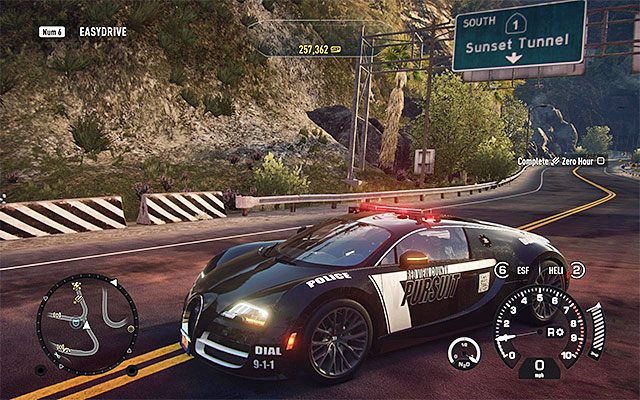 Przykładowa wersja Bugatti Veyron Super Sport - Lista radiowozów | Kariera stróża prawa (Cop) w Need for Speed Rivals - Need for Speed Rivals - poradnik do gry