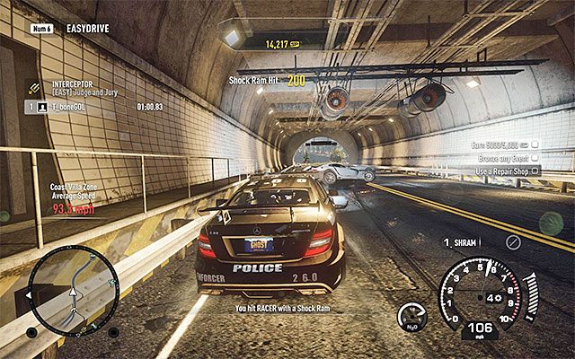 Technologia ta cechuje się niestety stosunkowo niską siłą rażenia - Technologie pościgowe (Pursuit Tech) | Kariera stróża prawa (Cop) - Need for Speed Rivals - poradnik do gry