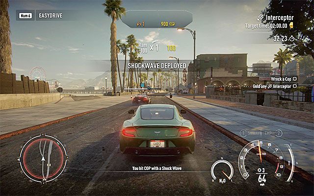 W miarę możliwości zgub pościg zanim dołączą do niego kolejne radiowozy - Rodzaje zawodów w Need for Speed Rivals | Kariera pirata drogowego (Racer) - Need for Speed Rivals - poradnik do gry