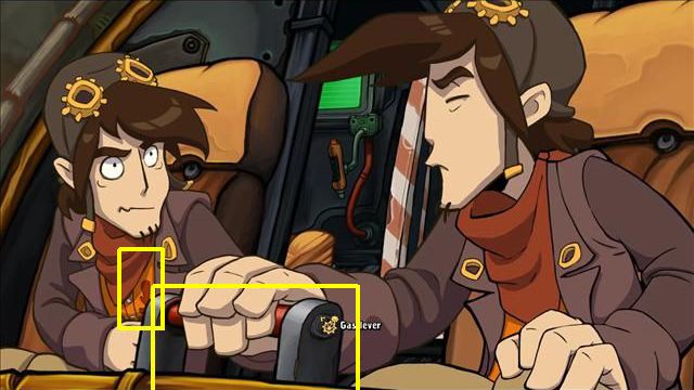 Akcja przeniesie Cię do niebieskiego Rufusa - Wykaraskaj się z tarapatów | Na ratunek Goal i Deponii | Goodbye Deponia - Goodbye Deponia - poradnik do gry