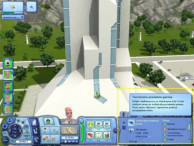 Poziom 6 ścieżki astrofizyk - Astronom | Kariery w The Sims 3 Skok w Przyszłość - The Sims 3: Skok w Przyszłość - poradnik do gry