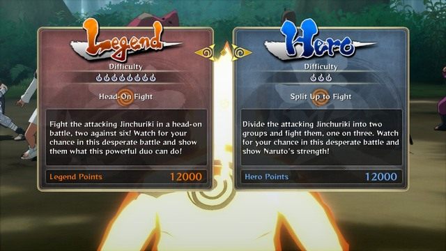 Hero i Legend są to zestawy przedmiotów, których możesz używać podczas walki - Legend czy Hero | Podstawy rozgrywki Naruto Shippuden Ultimate Ninja Storm 3 - Naruto Shippuden: Ultimate Ninja Storm 3 Full Burst - poradnik do gry