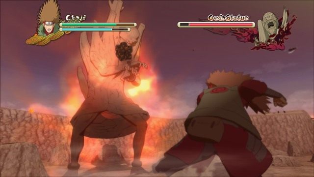 Walka ze statuą, wielki Choji górą - The Rumbling Coast | Walki z bossami Naruto Shippuden Ultimate Ninja Storm 3 - Naruto Shippuden: Ultimate Ninja Storm 3 Full Burst - poradnik do gry