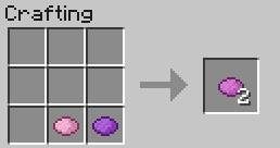 W tym przypadku są trzy opcje zdobycia barwnika o kolorze karmazynowym - Minecraft: Barwniki - schematy, crafting - Minecraft - poradnik do gry