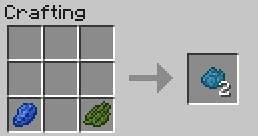 Połączenie barwnika zielonego i niebieskiego Lapis Lazuri - Minecraft: Barwniki - schematy, crafting - Minecraft - poradnik do gry