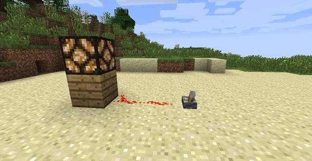 Układ włączony - Minecraft: Układy redstoneowe - podstawowe - Minecraft - poradnik do gry