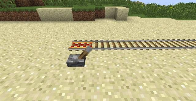 Zasilane tory - Minecraft: Tory - układy redstoneowe - Minecraft - poradnik do gry