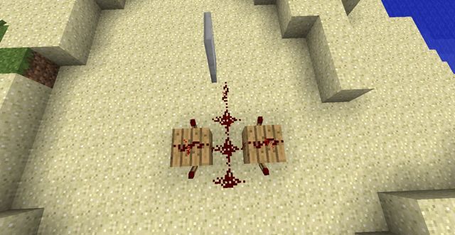Rapid pulser - Minecraft: Bramki logiczne - układy redstoneowe - Minecraft - poradnik do gry
