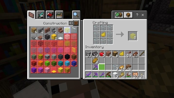 Do zafarbowania innych przedmiotów potrzebujesz stołu rzemieślniczego - Minecraft: Wełna - jak farbować? - Minecraft - poradnik do gry