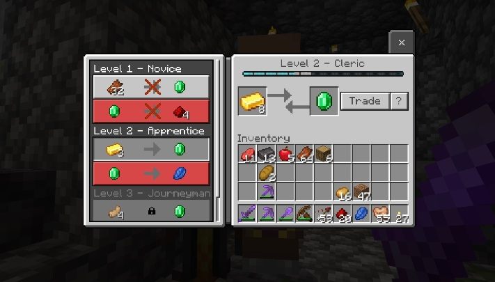 Za każdy handel z mieszkańcami wiosek otrzymasz pule punktów doświadczenia - Minecraft: Doświadczenie - jak zdobywać? - Minecraft - poradnik do gry