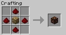 Lampa aktywowana sygnałem redstone - Minecraft: Redstone, transport - schematy, crafting - Minecraft - poradnik do gry