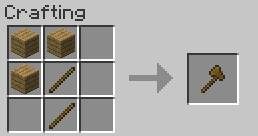 Siekiera służy do wyrębu drzew, a także szybkiego niszczenia bloków przerobionego drewna (np - Minecraft: Broń, zbroja, narzędzia - schematy, crafting - Minecraft - poradnik do gry