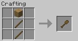 Łopata nie jest narzędziem wymaganym, jednak dzięki znacznie szybciej można zniaszczyć miększe bloki budujące świat jak ziemia czy piasek - Minecraft: Broń, zbroja, narzędzia - schematy, crafting - Minecraft - poradnik do gry