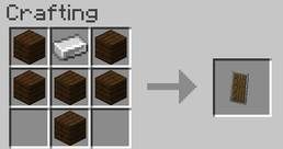 Użyj desek i żelaznej sztabki, by utworzyć tarczę, którą możesz umieścić w drugiej ręce - Minecraft: Broń, zbroja, narzędzia - schematy, crafting - Minecraft - poradnik do gry