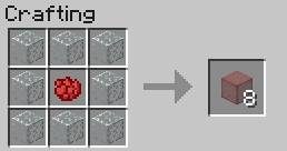 Umieszczając pośrodku 8 bloków szkła dowolny barwnik możesz uzyskać efekt kolorowego szkła - Minecraft: Elementy dekoracyjne - schemat, crafting - Minecraft - poradnik do gry