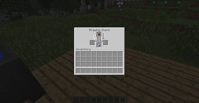 Interfejs zestawu alchemicznego - Minecraft: Mikstury, Potions - jak tworzyć? - Minecraft - poradnik do gry