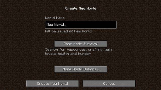 Ekran tworzenia świata - Minecraft: Tworzenie świata, porady - Minecraft - poradnik do gry