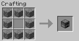 Służy do przetapiania rud, przyrządzania lepszych posiłków oraz tworzenia niektórych obiektów niemożliwych do uzyskania inną drogą - Minecraft: Elementy konstrukcyjne, wyposażenie - shcematy, crafting - Minecraft - poradnik do gry