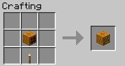 Święcąca dynia - Minecraft: Elementy konstrukcyjne, wyposażenie - shcematy, crafting - Minecraft - poradnik do gry