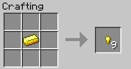 Pojedyncze samorodki można znaleźć np - Minecraft: Pozostałe - schematy, crafting - Minecraft - poradnik do gry