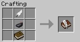 Książka wraz z piórem umożliwia zapisanie własnej, dowolnej treści - Minecraft: Pozostałe - schematy, crafting - Minecraft - poradnik do gry