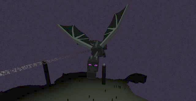 Ender Dragon - Minecraft: Bossowie - moby - Minecraft - poradnik do gry