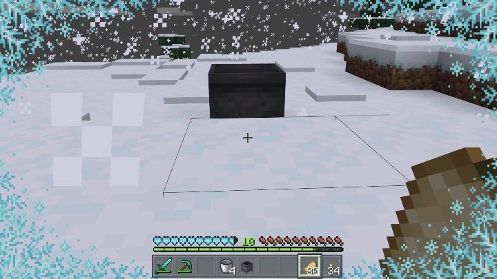 W sypkim śniegu można się zapadać - Minecraft Caves & Cliffs: Sypki śnieg - lokalizacja, poruszanie się - Minecraft - poradnik do gry