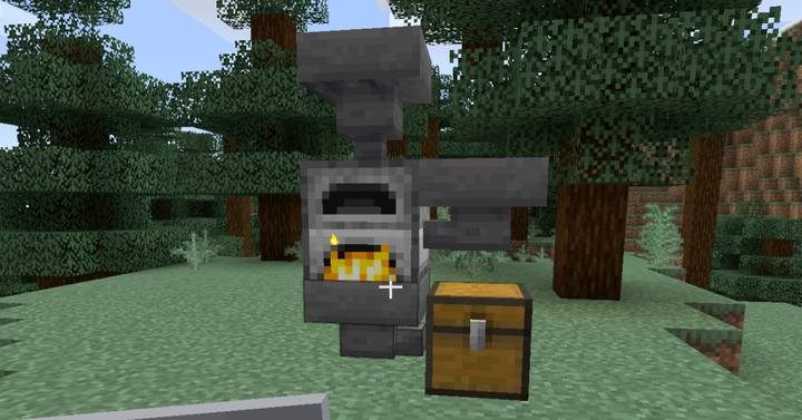 W ten sposób od góry wrzucasz kolejne surowce do przetopienia/upieczenia - Minecraft: Automatyczny piec - jak stworzyć? - Minecraft - poradnik do gry
