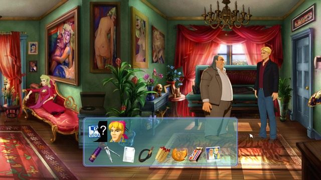 Zacznij od rozmowy z Lainem. - George - Gallery, Henris Apartement, Vera Security | Paryż - Broken Sword: The Serpents Curse - poradnik do gry